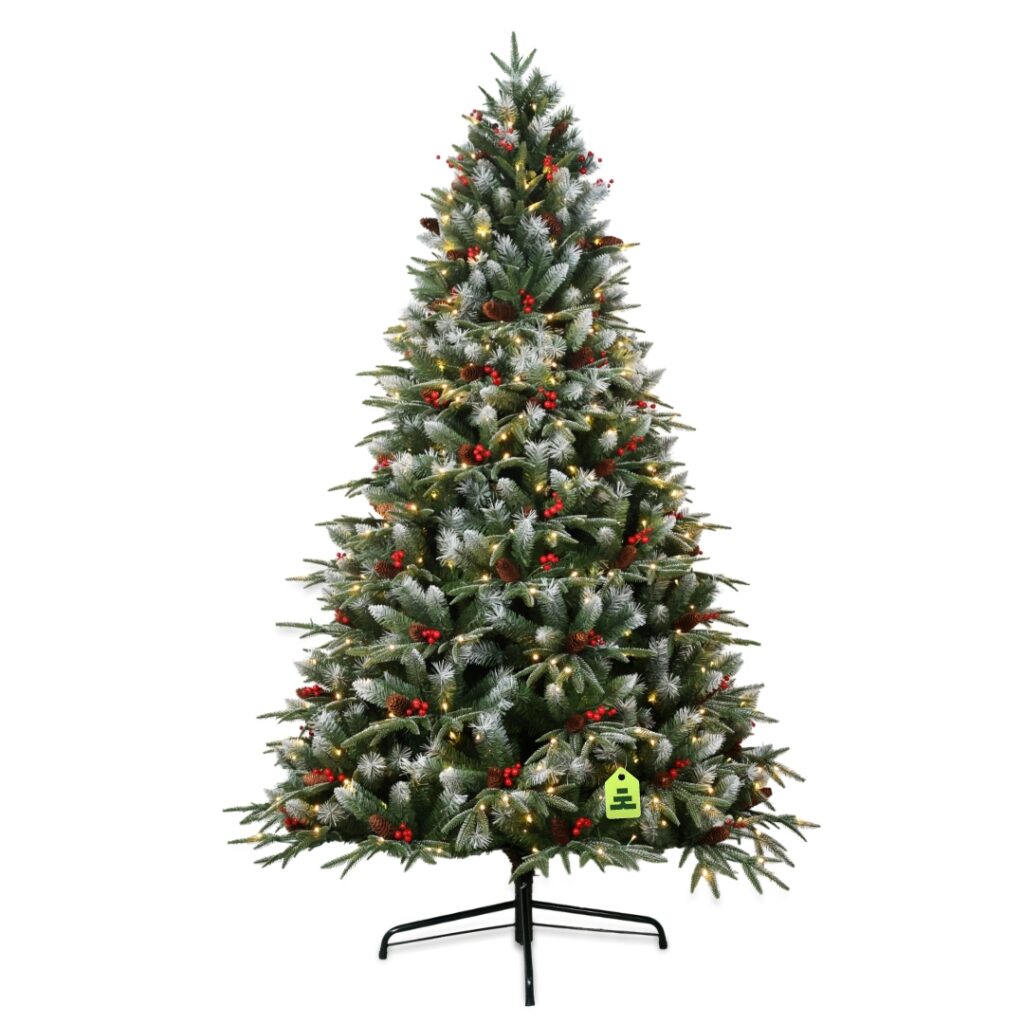 Smrk Zasněžený 260 LED 150 cm