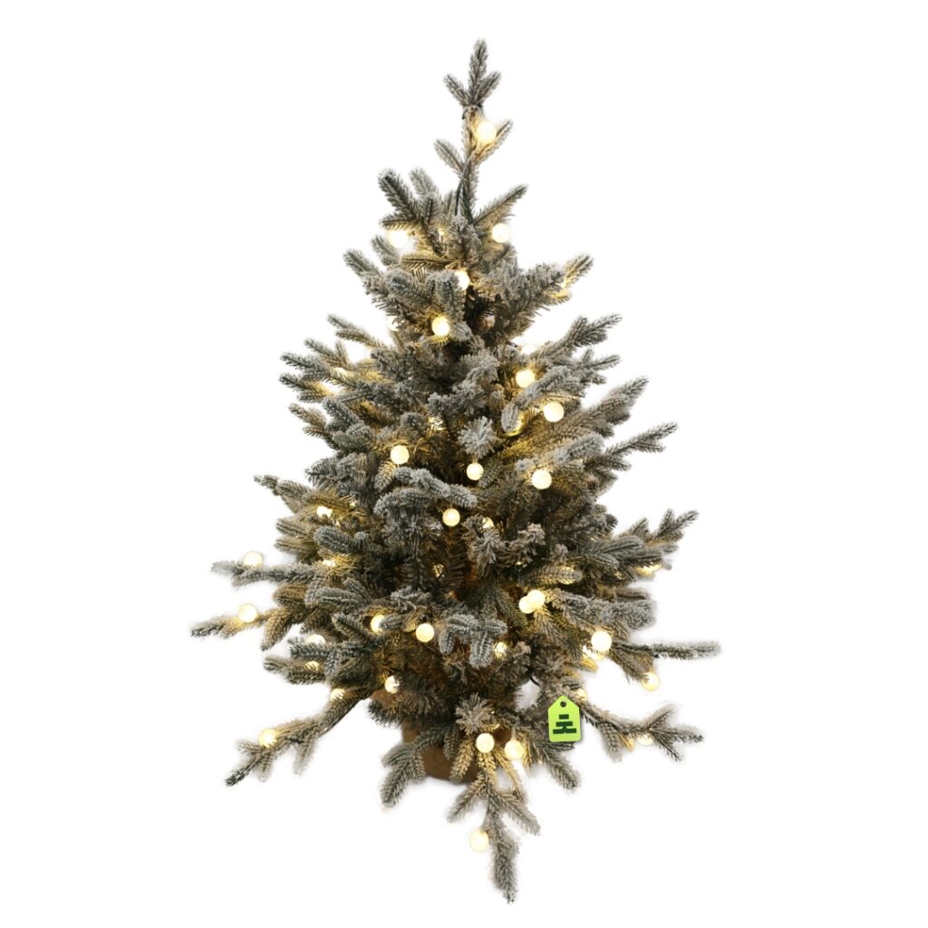 Smrk Přírodní 100 LED 90 cm