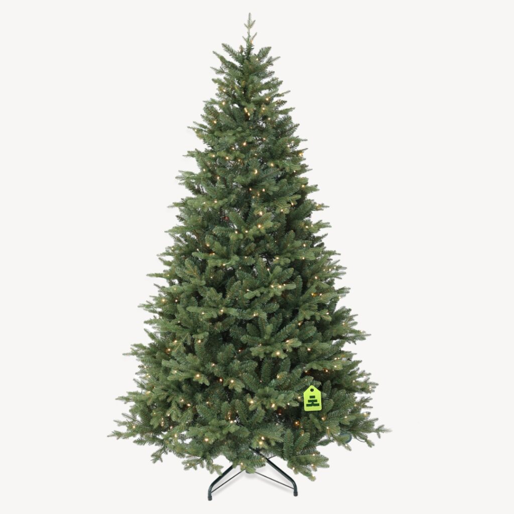 Smrk Přírodní 550 LED 210 cm