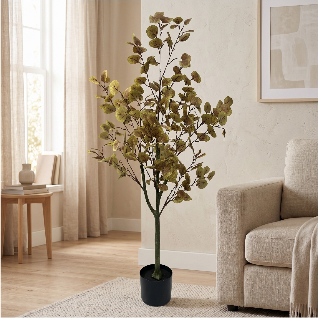 Umělý Eucalyptus (podzimní zbarvení) 180 cm - Obrázek 2
