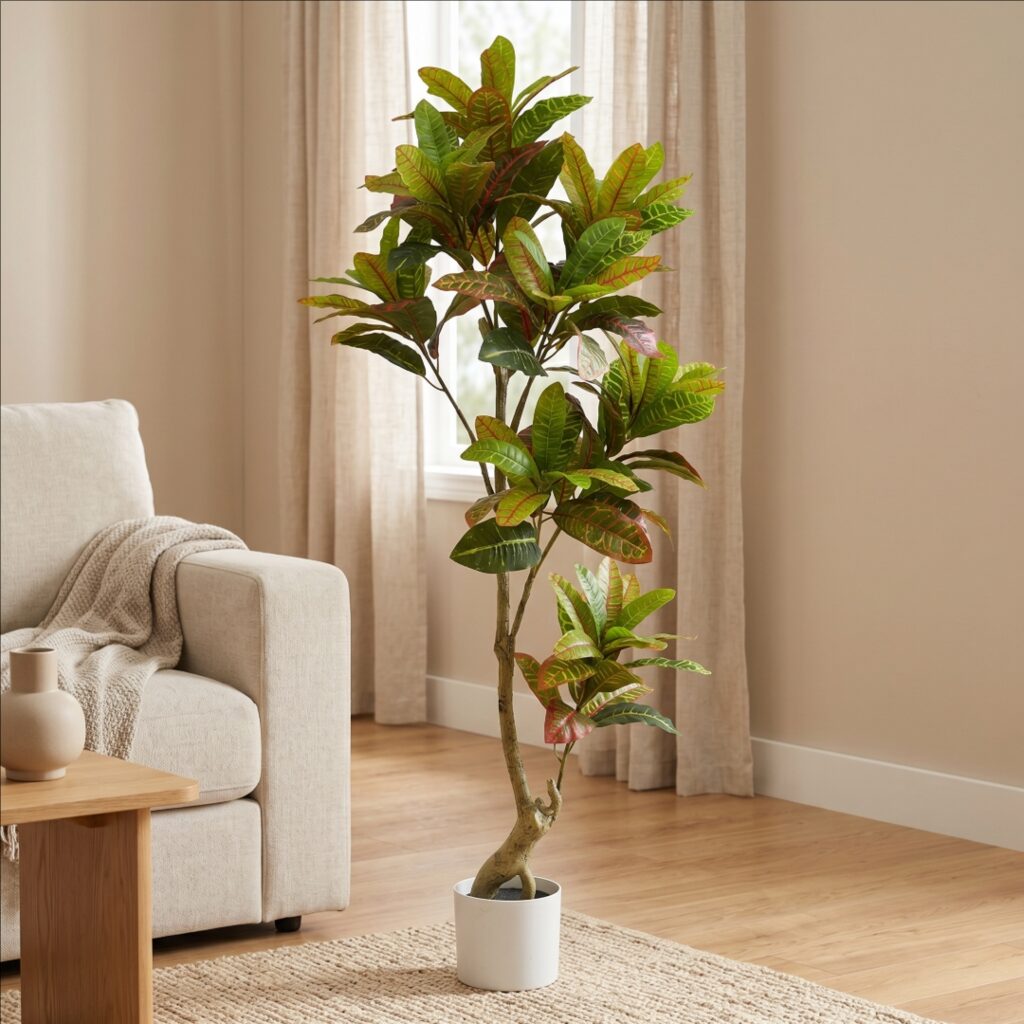 Umělý Kroton jarní 150 cm - produktová galerie