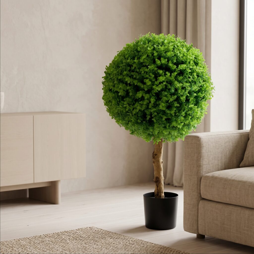 Umělý Stromeček s Okrasnou Korunou 65 cm - produktová galerie