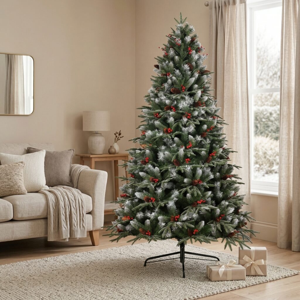 Smrk Zasněžený 360 LED 180 cm - produktová galerie