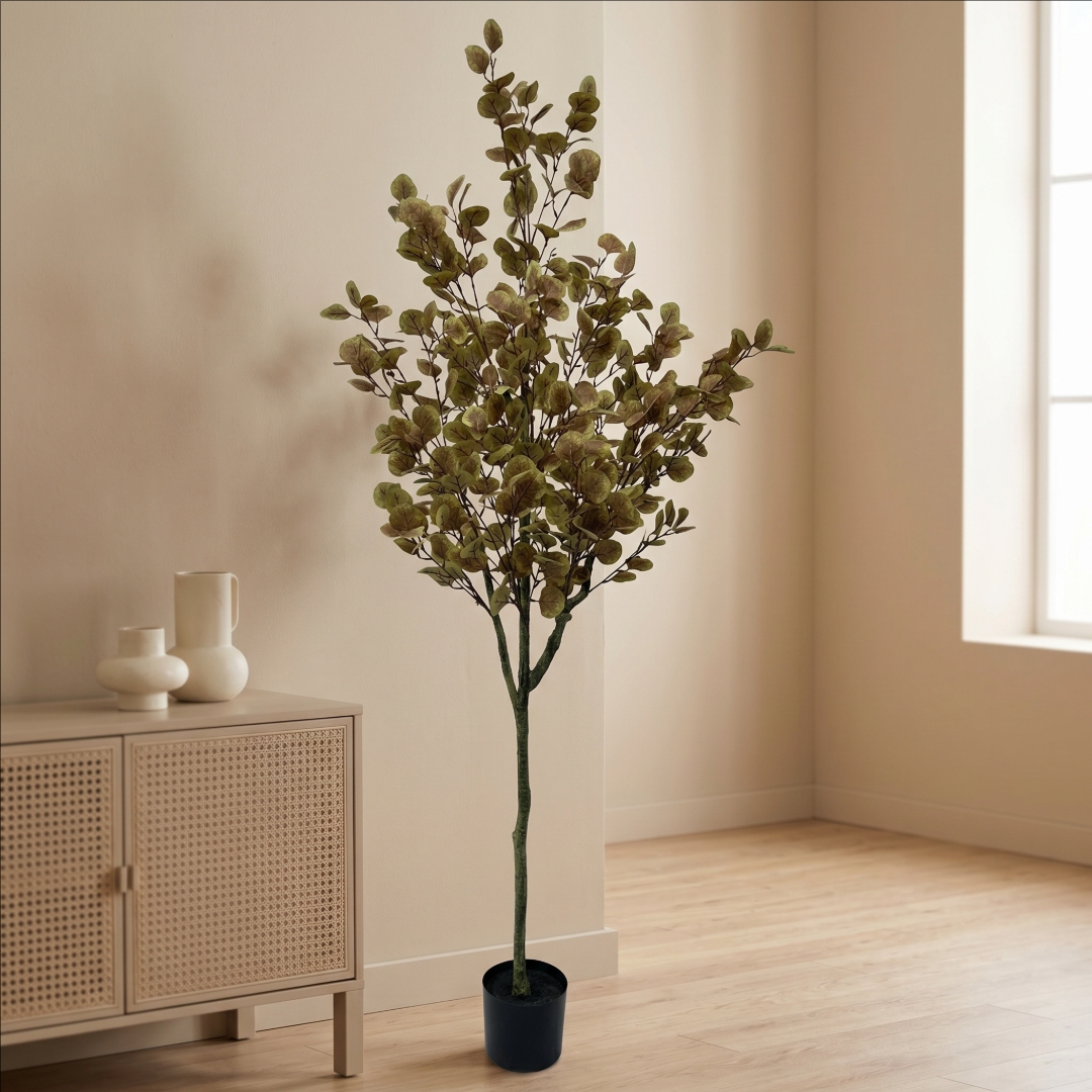 Umělý Eucalyptus (podzimní zbarvení) 180 cm - Obrázek 3